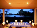 Villa Katarina Pool Terrace At Night